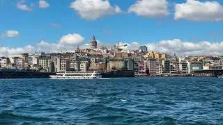 Istanbul Cityscape - 4K royalty free stock footage