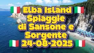 Elba Island 🇮🇹🚁🇮🇹 due meraviglie dell’Isola d’Elba: Sansone e La Sorgente!- 24-08-2025