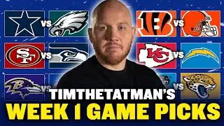 TimTheTatMan's NFL Week 1 Game Predictions 🏈