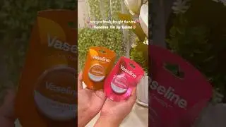 Vaseline lip therapy rosy lips 🍒🌹&cocoa butter🥥✨| #vaselineliptherapy