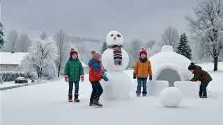 &ldquo;Magic of the Snow World 🦌❄️&rdquo;#SnowWorld#shortstories #english stories#shortfilms #bedtime stories 
