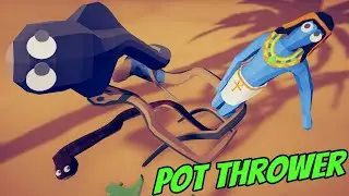 Secret Egypt Unit, Pot Thrower vs EVERY FACTION - Totally Accurate Battle Simulator TABS