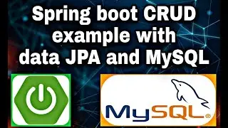 spring boot data jpa crud application | crud application spring boot with data jpa and mysql