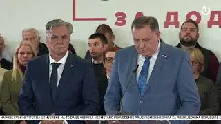 Izbori za predsjednika RS: Sini&scaron;a Karan proglasio pobjedu na izborima za predsjednika RS
