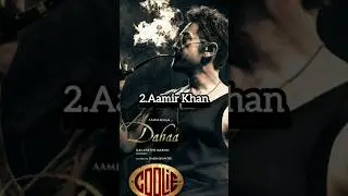 Top 10 Star Cast Of Coolie🔥😈💥#coolie #rajinikanth #aamirkhan #shorts