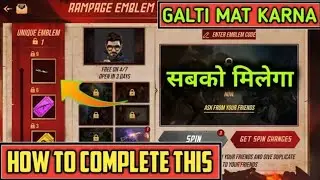 How to complete spin and collect the emblem event