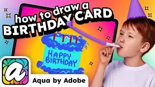 🎉 How to Draw a Birthday Card | Fun Art Tutorial for Kids
