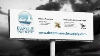 Deep Blue Yacht Supply Billboard/Clouds