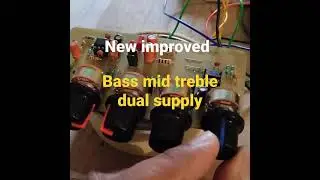 Bass treble mid tone control new improved design full video coming soon