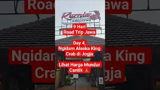 Makan Siang di Kurnia Seafood Jogja: Liat Alaska King Crab Harga Rp. 3,8juta Mundur Cantik #shorts