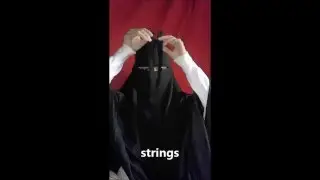 sewing a niqab with head and eye veil