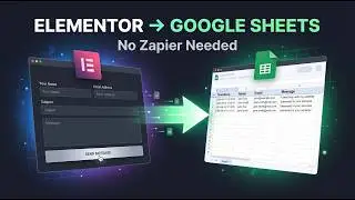 Connect Elementor Form to Google Sheets | Free AI Automation | Ottokit plugin