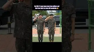 RM & V returned from military discharge TODAY!!!🤭#v #taehyung #rm
