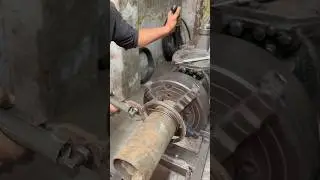 How to make iron rings on vintage lathe #shortvideo #craftsmanship