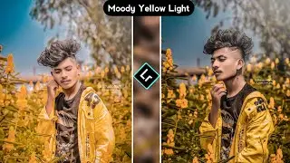Moody Yellow Light Tone Lightroom photo Editing🔥 Lightroom mobile presets free Download 2020