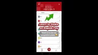 [GUIDE] How to Stake on Rapidz Pay in 3 Easy Steps