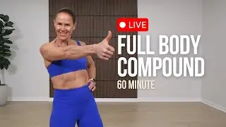 Join me LIVE for a POWER HOUR Full Body Compound Workout | Last Workout of the Year