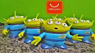 SPACE ALIENS / LITTLE  GREEN MEN ALIEXPRESS R&Eacute;PLICA THINKWAY TOYS.
