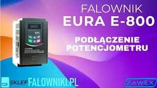 Falownik Eura E-800 podłączenie potencjometru CM22 - www.sklepfalowniki.pl