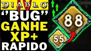 DIABLO 4 - NOVO ''BUG'' DESCOBERTO!! GANHE XP MUITO MAIS RAPIDO!!! SOLO!!