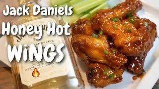 Jack Daniels Honey Hot Wings | Crispy Air Fryer Chicken Wings