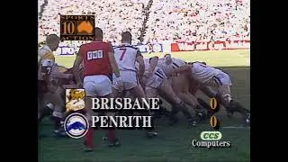 Winfield Cup 1990: Qualifying Final - Brisbane Broncos VS Penrith Panthers