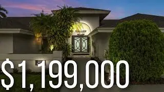 $1,199,000 Luxury Wellington Florida Lakefront Estate Tour
