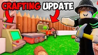 CRAFTING EVERYTHING In The New 99 Nights In The Forest Crafting Update! (so much new stuff)