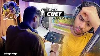 First Day as a CUET Aspirant! | New Journey Begins! 📚✨ #StudyVlog #CUET2025