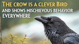 Crow: The Clever Bird That Warns Others and Survives Everywhere&rdquo;