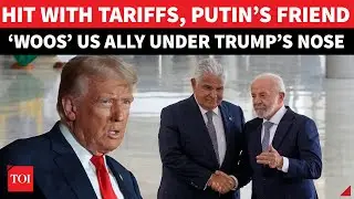 Trump To Lose Another Strategic Ally? Tariff-hit BRICS Nation Leader Shames US Naval Buildup | Watch