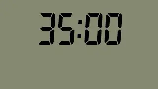 35-Minute Timer &ndash; Classic Seven Segment Display NoADS- End Alarm