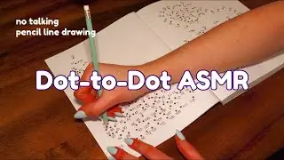 ASMR Drawing Dot-to-Dot with Pencil (No Talking) | No. 3