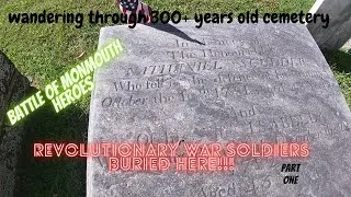 Revolutionary War Cemetery | Battle of Monmouth soldiers graves
