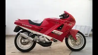 Cagiva Freccia C12R 1989 start