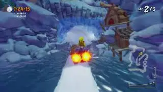 Crash Team Racing NF - Polar Pass - Nitros Oxide & Tropy Time Trial