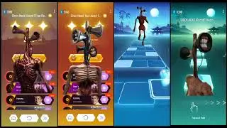 Siren Head Showdown: Tiles Hop EDM Rush!