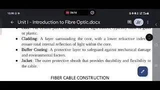 Unit I : Lecture 1 Lecture 1 Introduction to fiber optics 