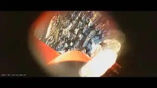 Der Red Max model rocket launch from onboard video