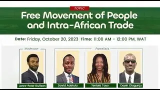 Free Movement of People and Intra-African Trade | Webinar