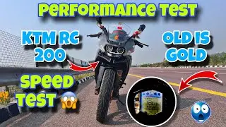 2025 ktm RC200 Performance Test || Speed Test || Performance Review 🤝