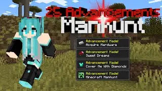 Minecraft Advancement Speedrunner VS 5 AI Hunters