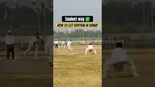 Fast Bowling me Rhythm kaise laaye ? how to get rhythm in Runup | Cricket tips #shorts