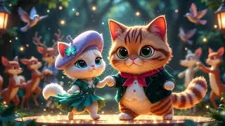 Oliver & Luna&rsquo;s Enchanted Forest Party Dance 💃🌲 Magical Cute Cat Adventure full episode