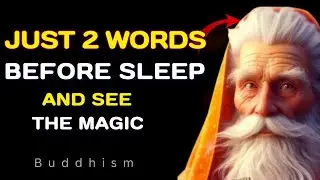 2 Words to SAY BEFORE YOU SLEEP, Manifest Anything You Desire | Buddhism|Zen story