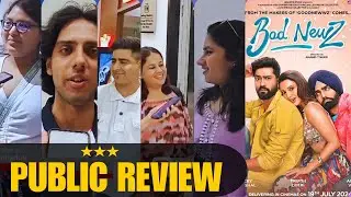 Bad Newz Movie Review | Audience Reaction | Bad News Movie | Vicky Kaushal, Tripti | Devanshi Verma
