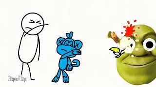 Shrek attacks everyone