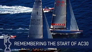 On This Day, Race 1 of the 30th America&rsquo;s Cup Got Underway in NZ