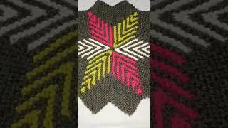 Star ⭐ Shape Doormat #doormat #knitting #paydan