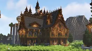 Fantasy Medium House - Minecraft Timelapse